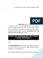 Acao Indenizacao Reparacao Dano Material Honorarios Advocaticios Extrajudiciais Contratuais Advogado Particular Modelo 347 BC324