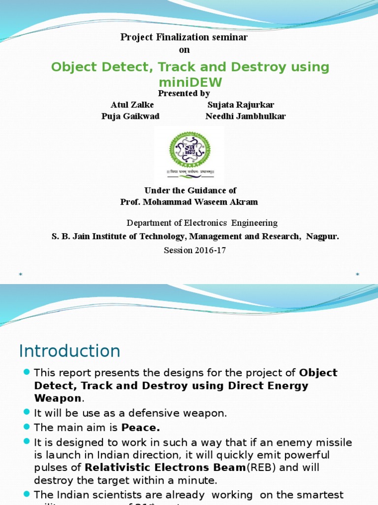 Object Detect Track and Destroy | PDF