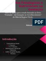 Aspectos Fisiológicos e Nutricionais Na Gestação