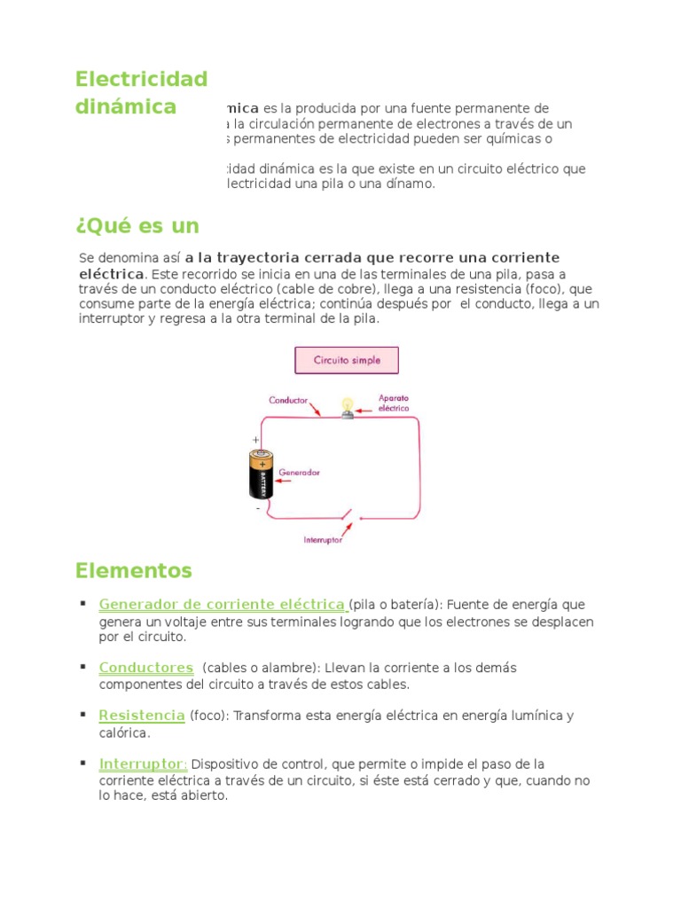 La Electricidad Dinamica | Descargar gratis PDF | Vehículo Híbrido