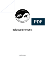 American Kenpo Belt Requirements