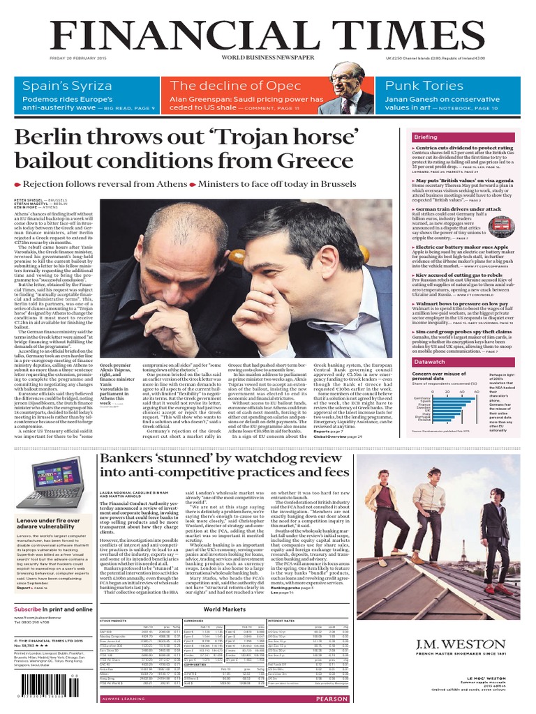 F Tu 20150220 | PDF | United Kingdom European Union Membership Referendum,  2016 | Conservative Party (Uk)