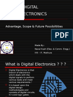 Electronics Digital: Advantage, Scope & Future Possibiltities