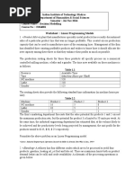 Problems On Linear Programming Formulations - Aug - 2013