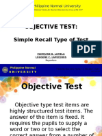 1-Simple Recall Test