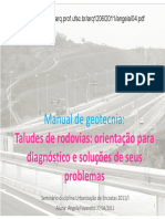 Taludes Rodoviarios Diagnostico PDF