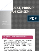 TA.5-Postulat, Prinsip Dan Konsep