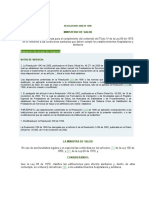 1996 - Resolucion 4445, Condiciones Sanitarias Prestadores de Servicios de Salud