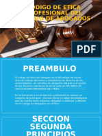 Código ética abogados Perú