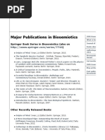 Books About Biosemiotics - Biosemiotic Studies