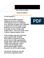 Poesie - Pier Paolo Pasolini