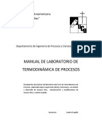 Manual de Laboratorio de Termodinamica de Procesos (Con Formato) 2014