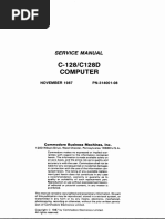 Commodore 128 128D Service Manual 314001-08 (1987 Nov) PDF