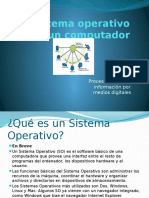 Sistema Operativo de Un Computador