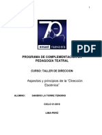 Aspectos y Principios de La Direccion