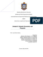 UNIDAD 6. Estudio Económico Del Proyecto