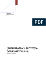 Publicitate Si Protectia Consumatorului