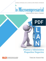 Desarrollo Microempresarial Planea y Administra