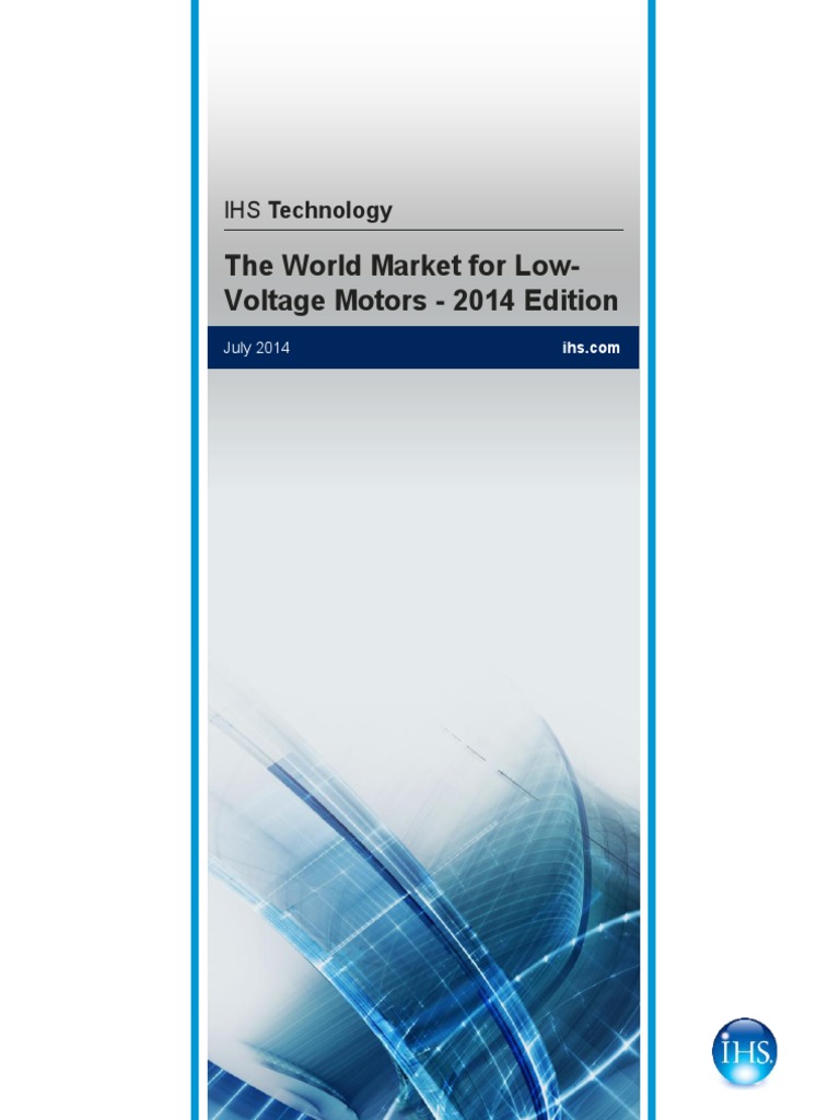 Low Voltage Motors Report 3 Vols 2014 PDF | PDF | Electromagnetism ...