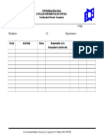 Estudiante - Formato Horas Servicio Comunitario