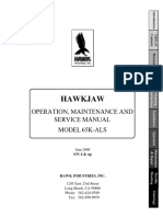 Hawkjaw Jr. Manual 65K-ALS Serial Numbers 4 To 9