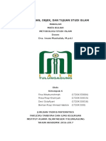 Download PENGERTIAN OBJEK DAN TUJUAN STUDI ISLAM by Alpa Beta Gama Santi SN325709851 doc pdf