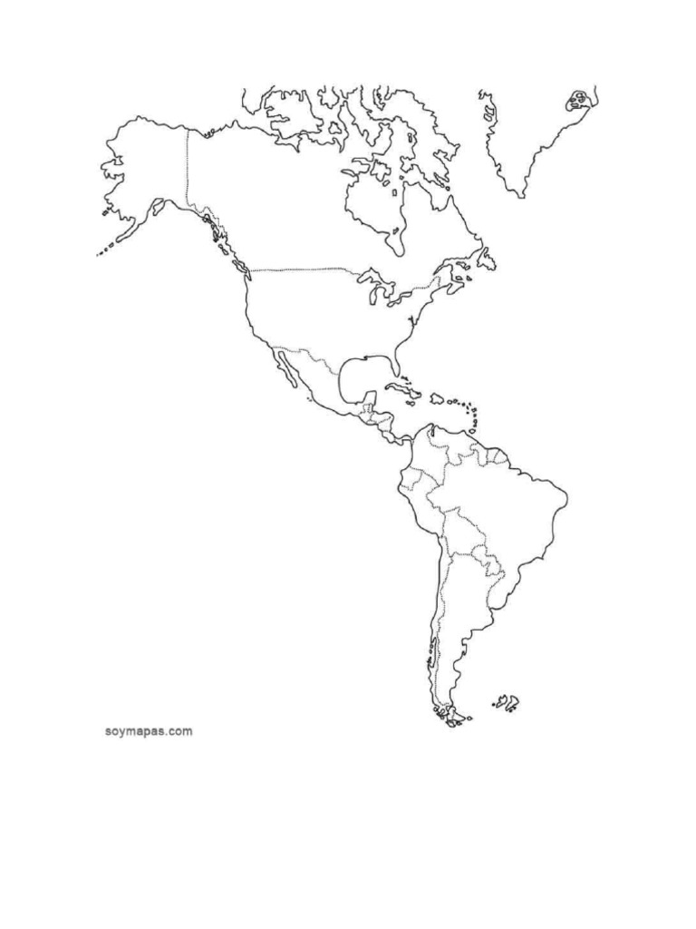 Mapa Mudo America | PDF