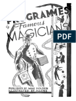 Programmes of Famous Magiciams Holden PDF