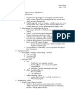 Chapter 2 Outline AP HUMAN GEOGRAPHY