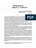 Wittgenstein La Religion y El Silencio