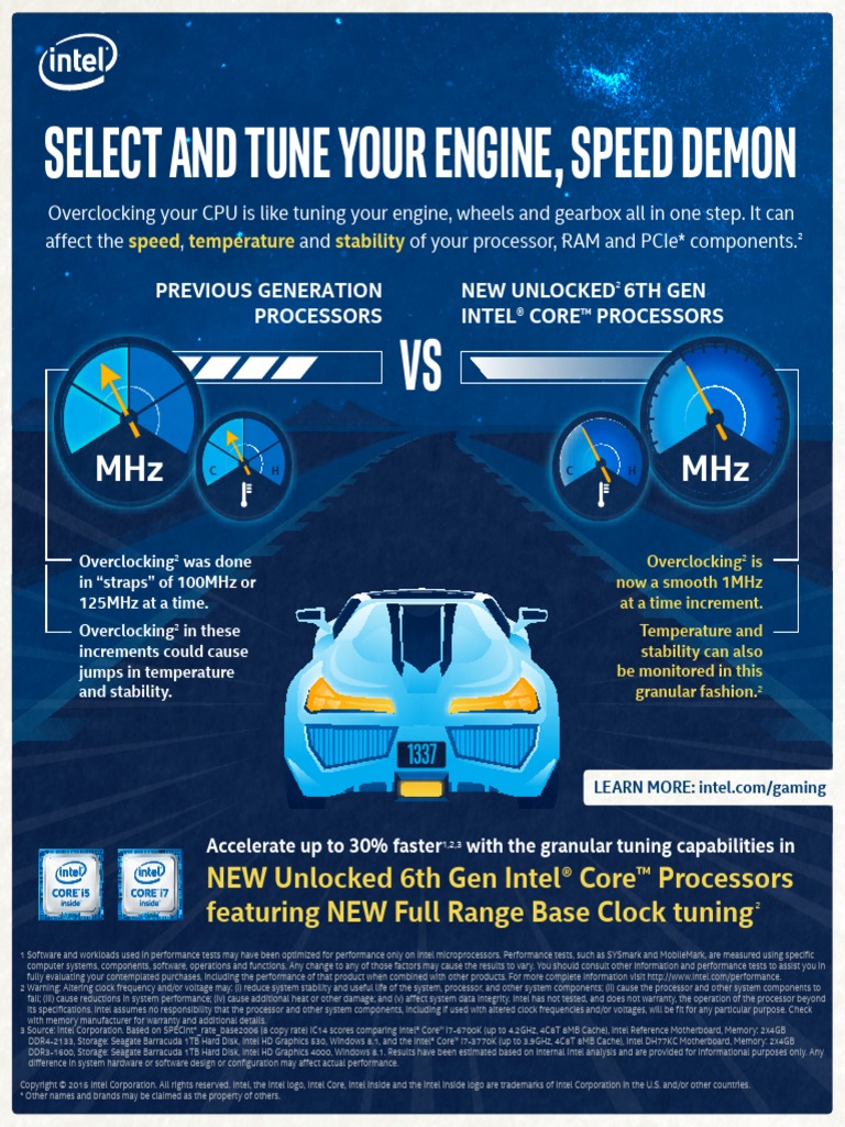 Select and Tune Your Engine, Speed Demon: MHZ MHZ | PDF | Intel ...