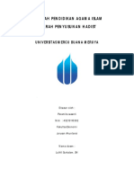 Masa Pembentukan Al Hadist PDF