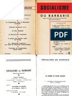 Socialisme Ou Barbarie 3 Juillet-Août 1949 PDF