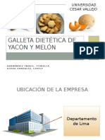 GALLETA Dietética de YACON y Melon