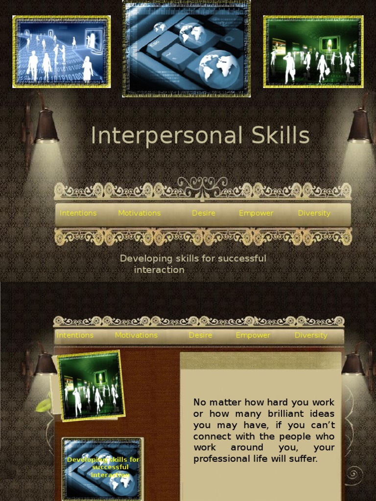 Mastering Interpersonal Skills for Success | PDF | Social Skills ...