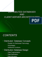 Distributed Databases AND Client-Server Architechures