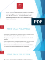 Marianas Medical Education - NMAT Exam Philippines