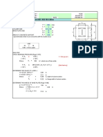 WF Base Plate Design Based On AISC-ASD 9th Edition: Input Data & Design Summary