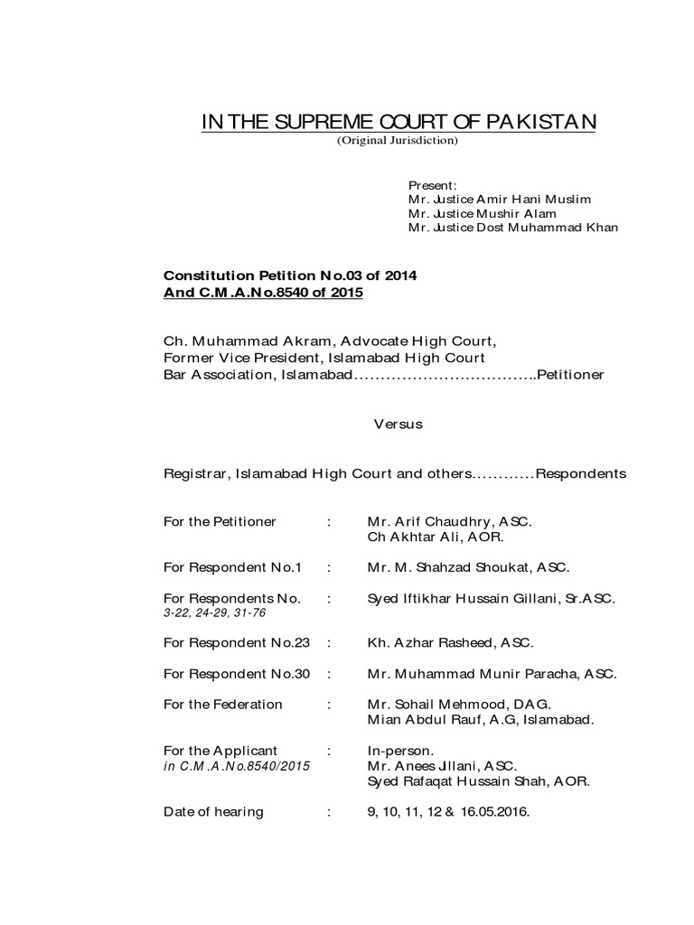 Judgment challenges appointments and absorptions in Islamabad High