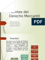 Fuentes Del Derecho Mercan Til