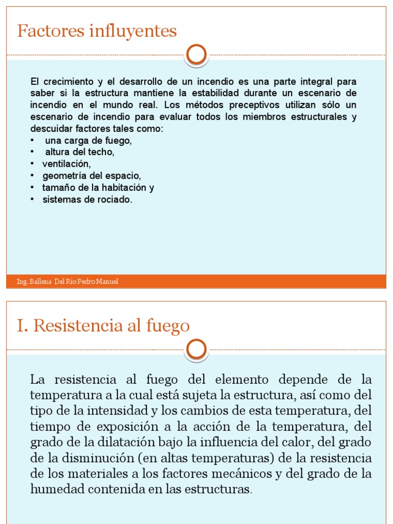 accion del fuego sobre el concreto armado.pptx | Revestimiento | Acero