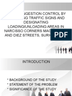 Road Congestion Control by Installing Road Markings