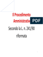 Procedimento e Provvedimento Amm PDF