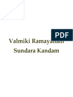 Valmiki Ramayanam - Sundara Kandam PDF
