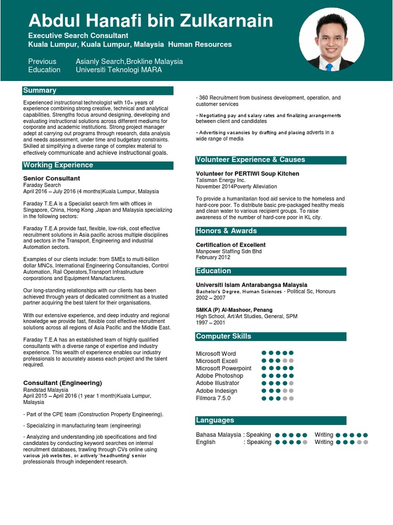 Objektif resume