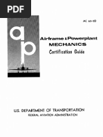 Airframe and Powerplant Mechanic Certification Guide