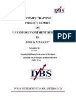 investor investment behaviur in stock market.doc