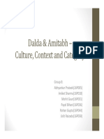 Amitabh-Dalda Case Analysis Group 8