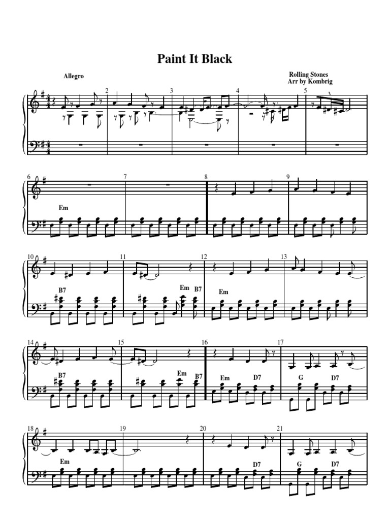 Paint It Black PDF PDF