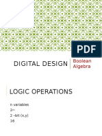 Digital Design: Boolean Algebra